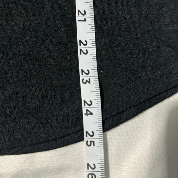 Athleta Tank Burnout Black Cotton Size XS - Picture 7 of 8